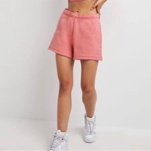 TNA cozy fleece boyfriend short